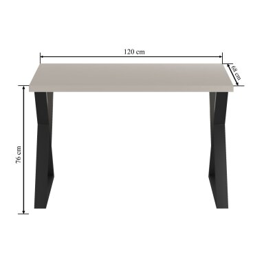 Stalas (kašmyras + kojos X60) 68x120