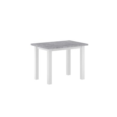 Stalas (betonas/baltas) 70x100 Stalas (betonas/baltas) 70x100