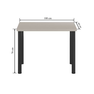 Stalas (kašmyras + kojos I juodi) 60x100 1