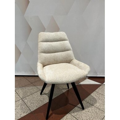 Sukama kėdė ART, smėlio, šenilinė 4 Sukama kėdė ART, smėlio, šenilinė 4