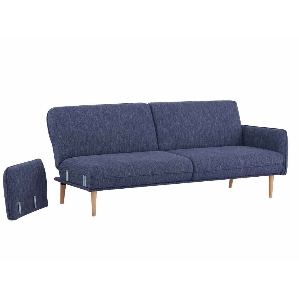 Trivietė sofa-lova BORGO, mėlyna 4 Trivietė sofa-lova BORGO, mėlyna 4