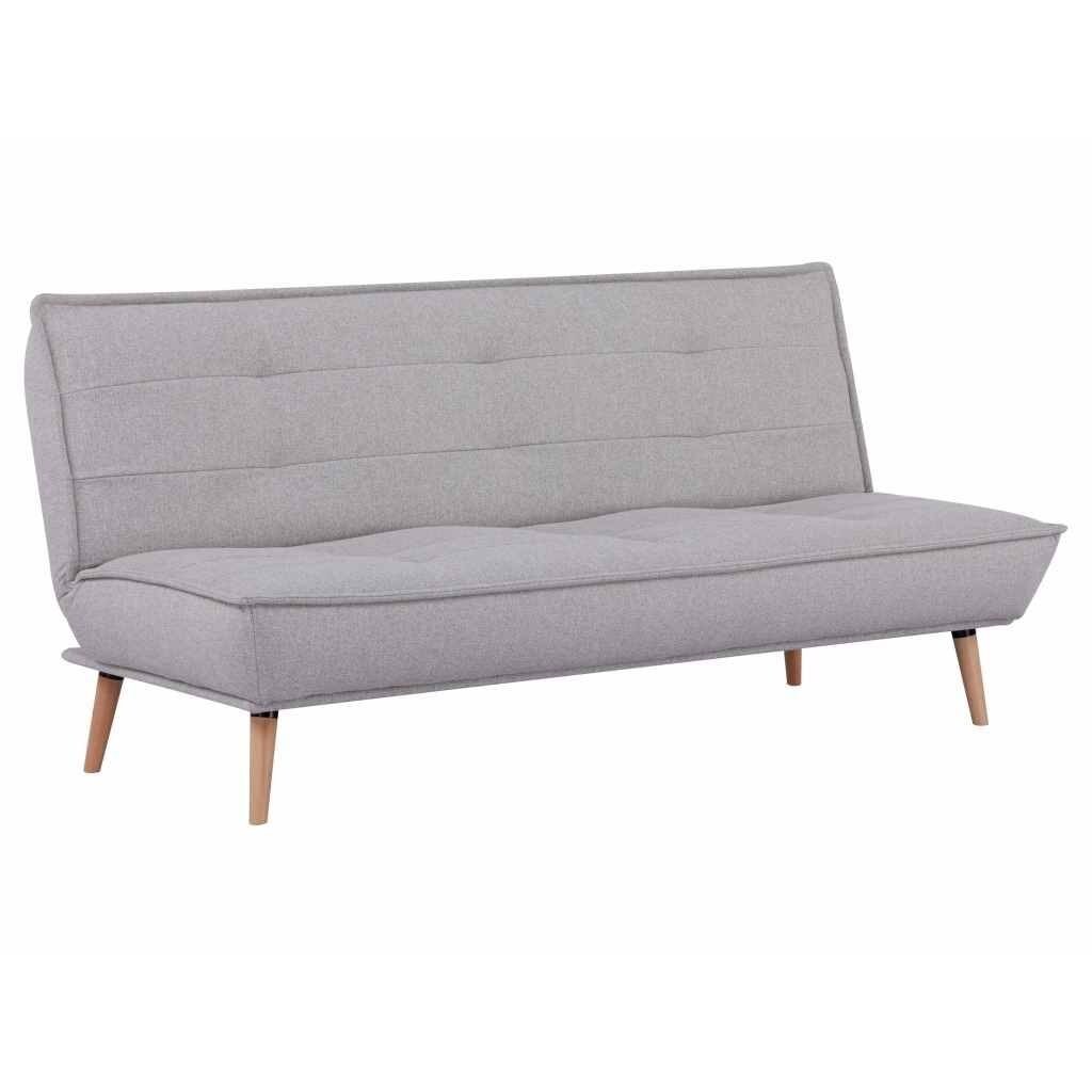 Trivietė sofa-lova MARVIN, šviesiai pilka 1