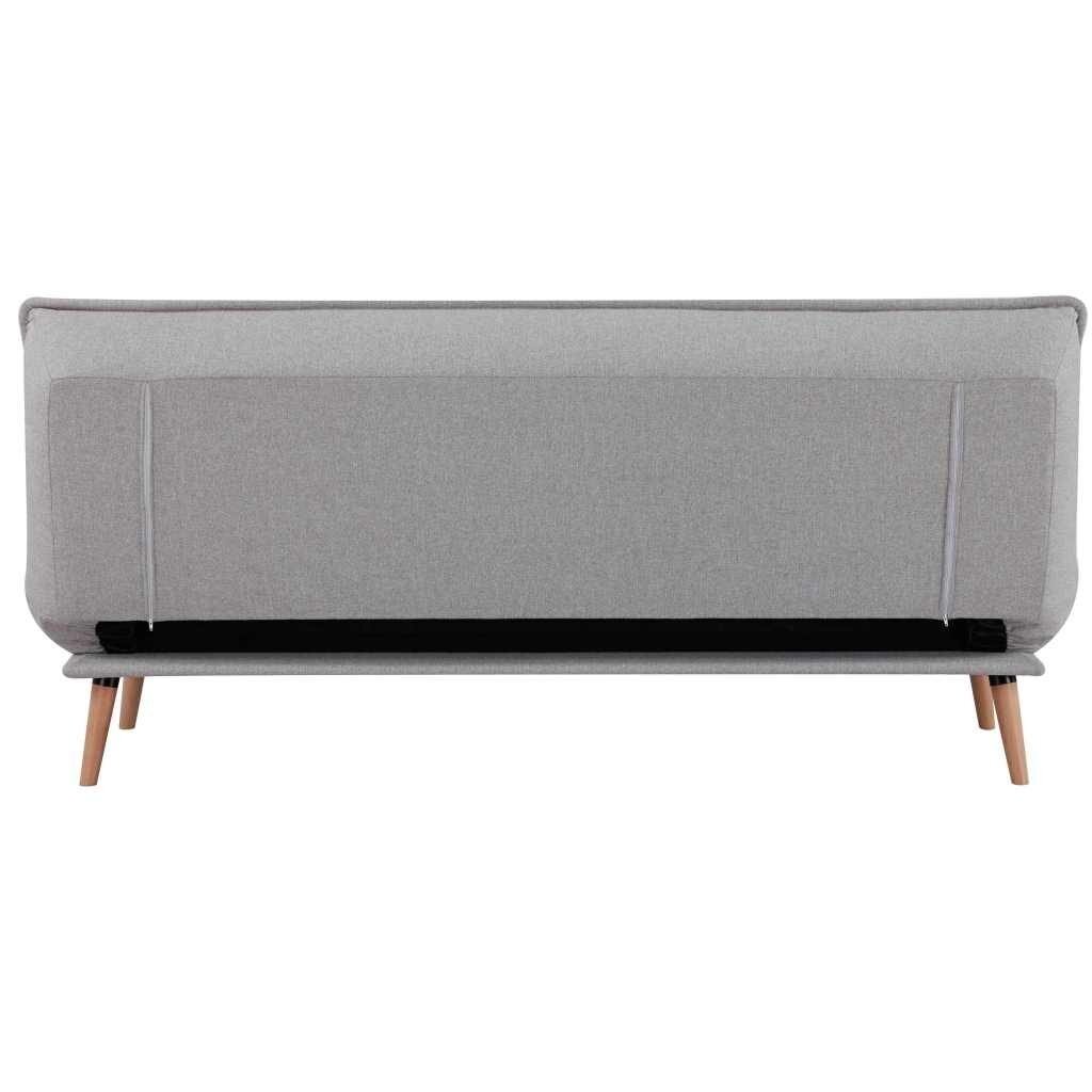 Trivietė sofa-lova MARVIN, šviesiai pilka 5