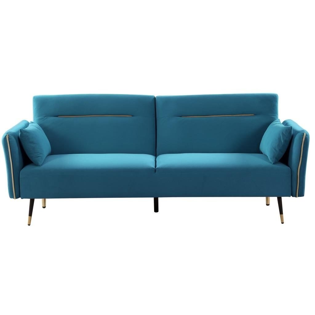 Trivietė sofa-lova VERDI, mėlyna 2 Trivietė sofa-lova VERDI, mėlyna 2