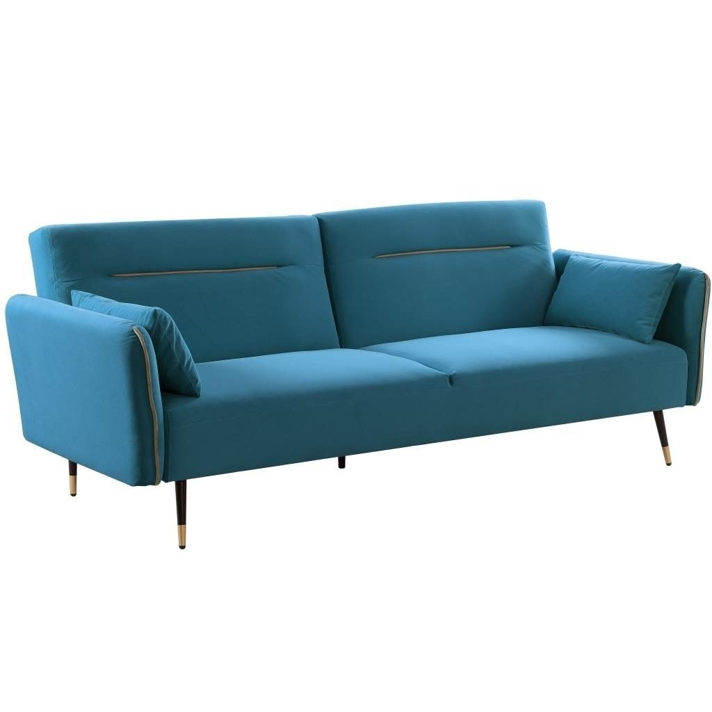 Trivietė sofa-lova VERDI, mėlyna