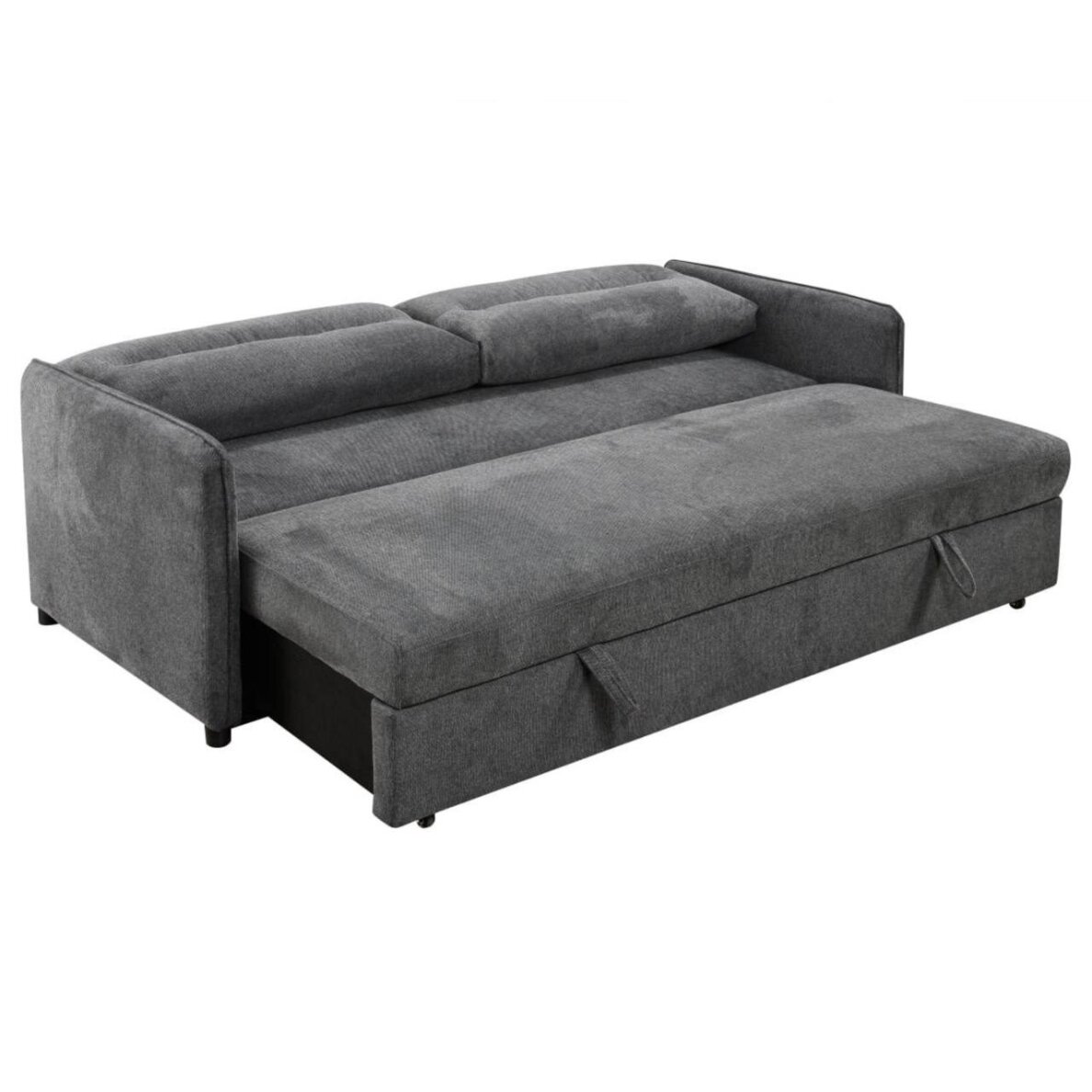 Trivietė sofa-lova GIROS, tamsiai pilka 2 Trivietė sofa-lova GIROS, tamsiai pilka 2