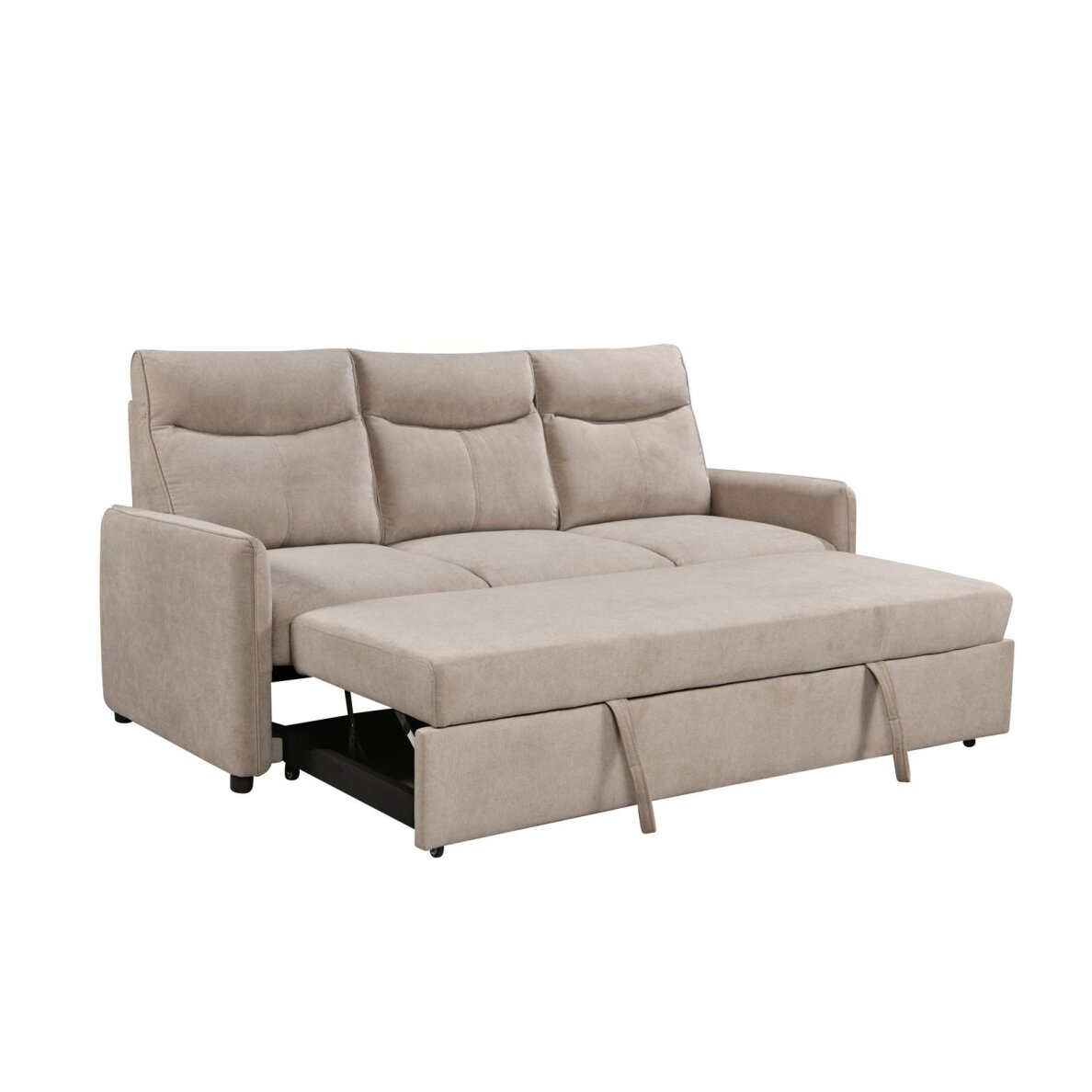 Trivietė sofa-lova LUMEN, smėlio 3