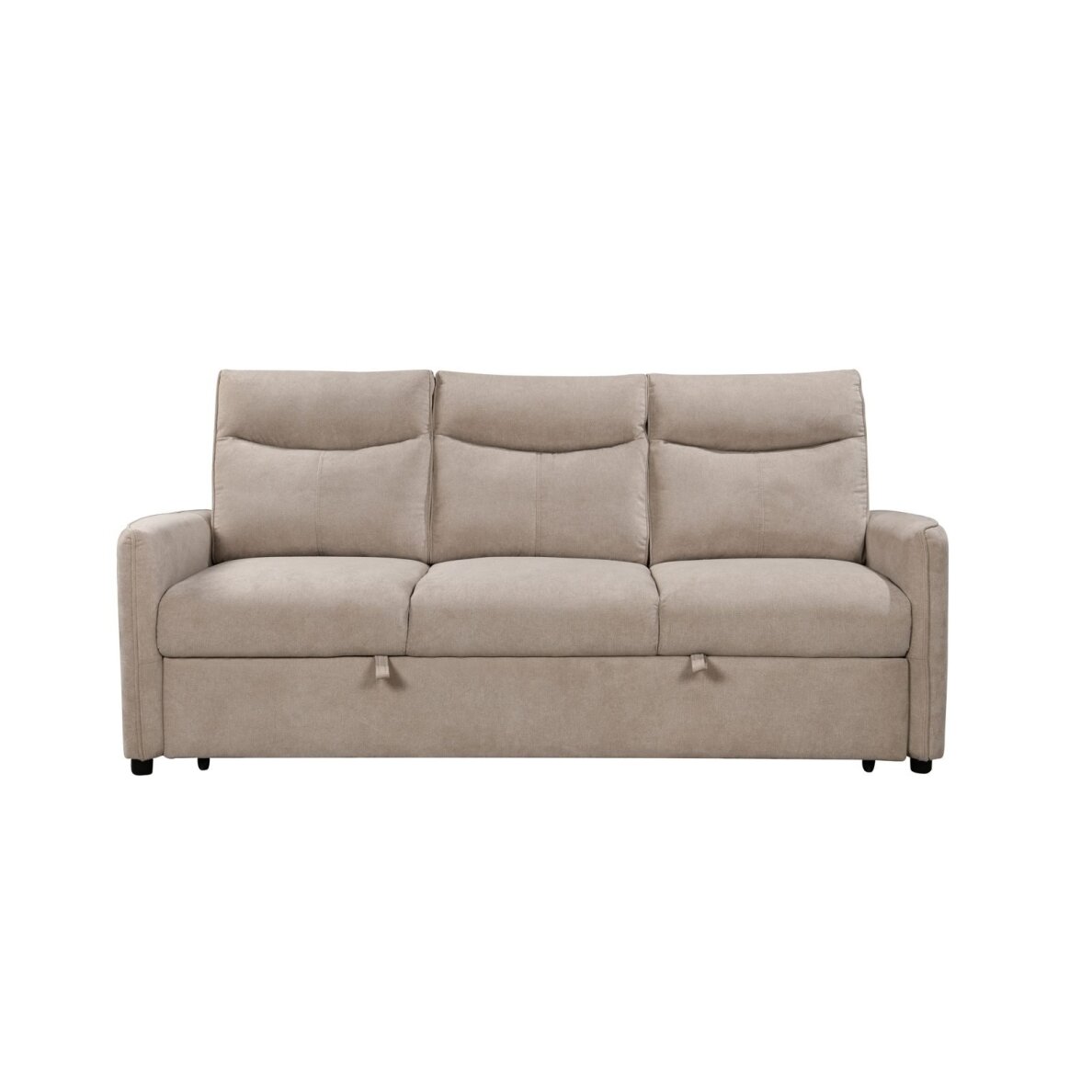 Trivietė sofa-lova LUMEN, smėlio