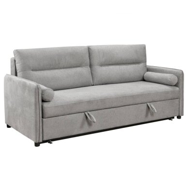 Trivietė sofa-lova GIROS, šviesiai pilka Trivietė sofa-lova GIROS, šviesiai pilka