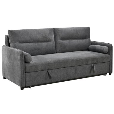 Trivietė sofa-lova GIROS, tamsiai pilka Trivietė sofa-lova GIROS, tamsiai pilka