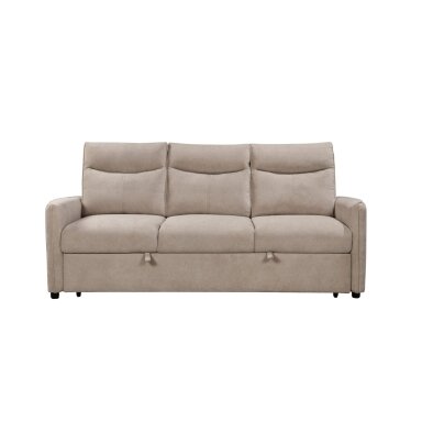 Trivietė sofa-lova LUMEN, smėlio Trivietė sofa-lova LUMEN, smėlio