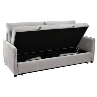 Trivietė sofa-lova GIROS, šviesiai pilka 1 Trivietė sofa-lova GIROS, šviesiai pilka 1