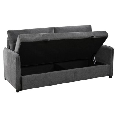 Trivietė sofa-lova GIROS, tamsiai pilka 1 Trivietė sofa-lova GIROS, tamsiai pilka 1