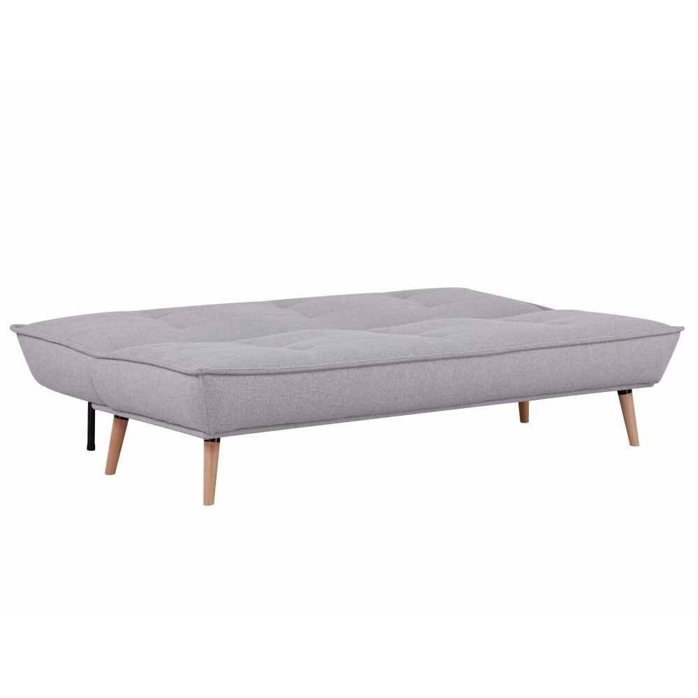 Trivietė sofa-lova MARVIN, šviesiai pilka 3