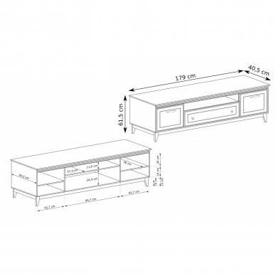 TV staliukas W-9 3 TV staliukas W-9 3