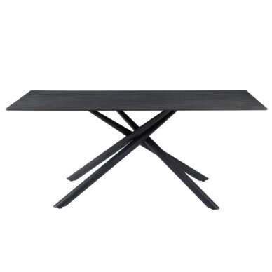 Valgomojo stalas LOTUS 180x90 cm, matinė antracito 1