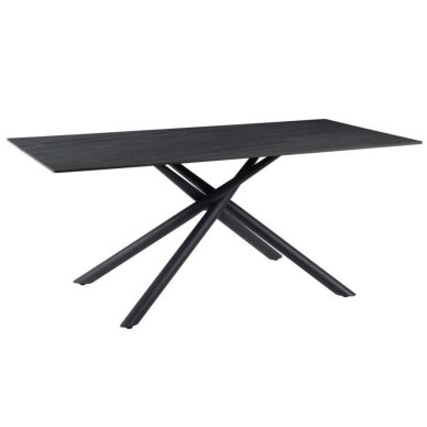 Valgomojo stalas LOTUS 180x90 cm, matinė antracito Valgomojo stalas LOTUS 180x90 cm, matinė antracito